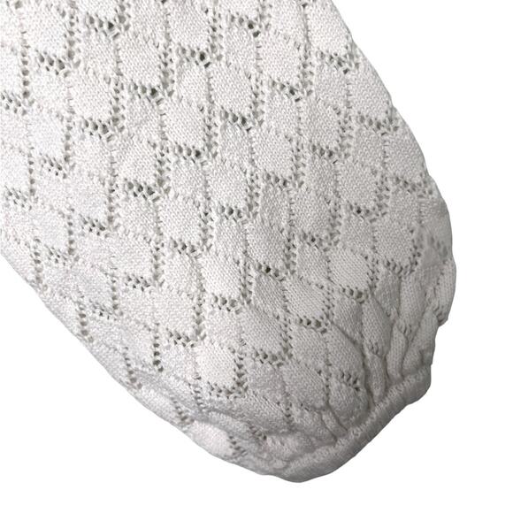 Show Me Your MuMu White Cropped Sweater Size XS - Picture 6 of 14